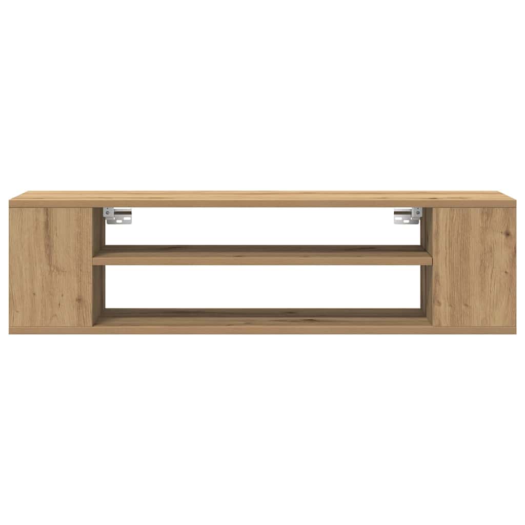 TV-kast artisian oak 100 x 30 x 26,5 cm Bewerkt hout