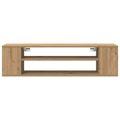 TV-kast artisian oak 100 x 30 x 26,5 cm Bewerkt hout