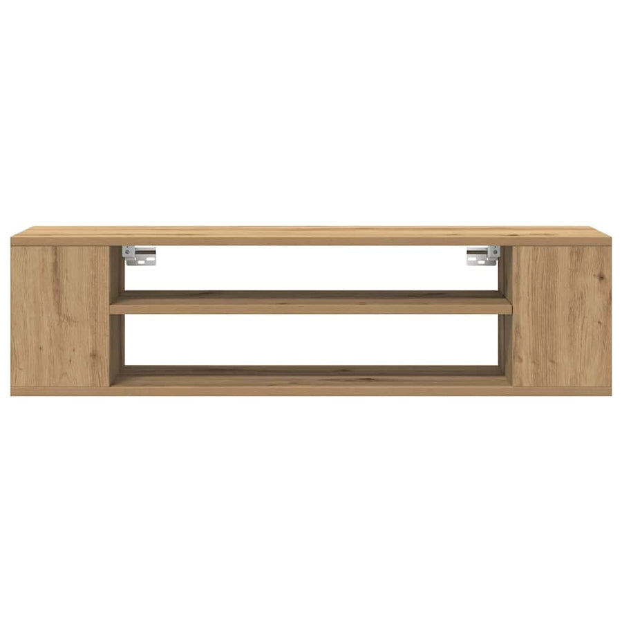 TV-kast artisian oak 100 x 30 x 26,5 cm Bewerkt hout