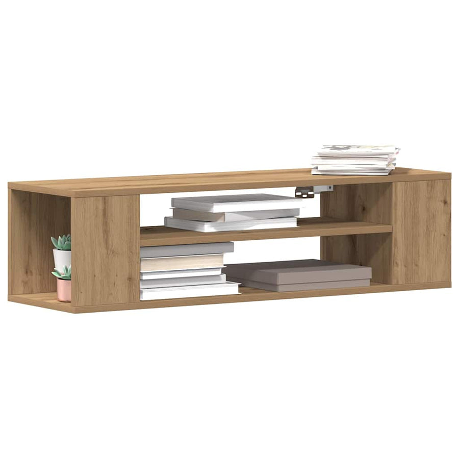 TV-kast artisian oak 100 x 30 x 26,5 cm Bewerkt hout