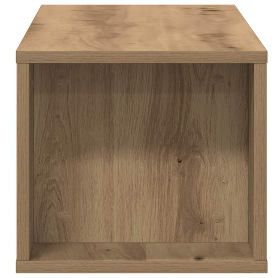 TV-kast artisian oak 100 x 30 x 26,5 cm Bewerkt hout