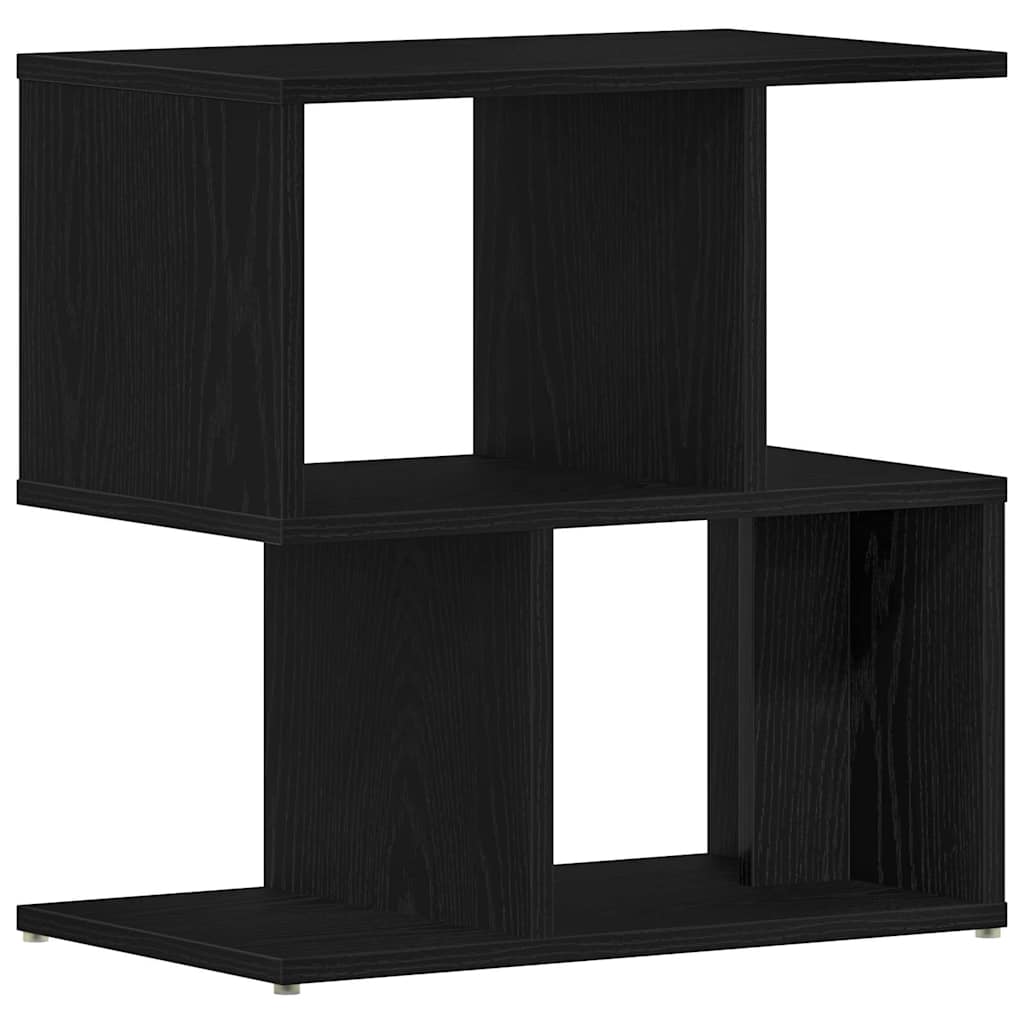Nachtkastje 2 pcs Zwart Eiken 50 x 30 x 51,5 cm Bewerkt hout