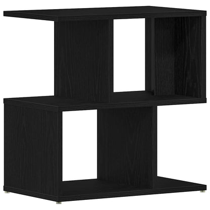 Nachtkastje 2 pcs Zwart Eiken 50 x 30 x 51,5 cm Bewerkt hout
