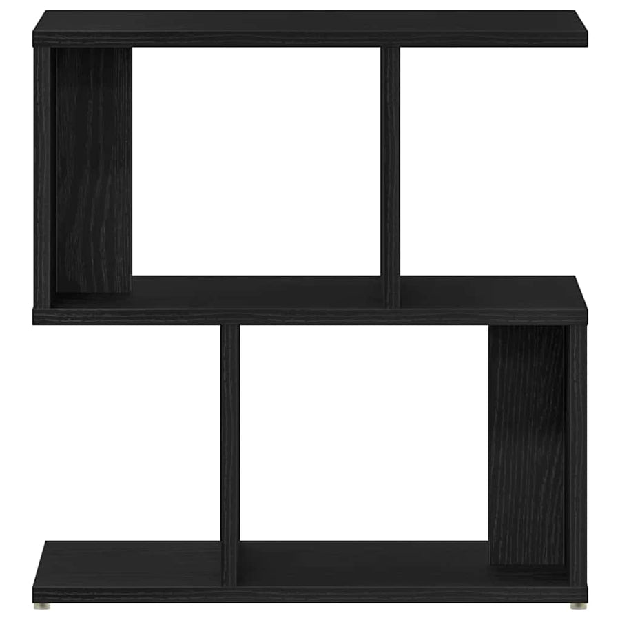Nachtkastje 2 pcs Zwart Eiken 50 x 30 x 51,5 cm Bewerkt hout