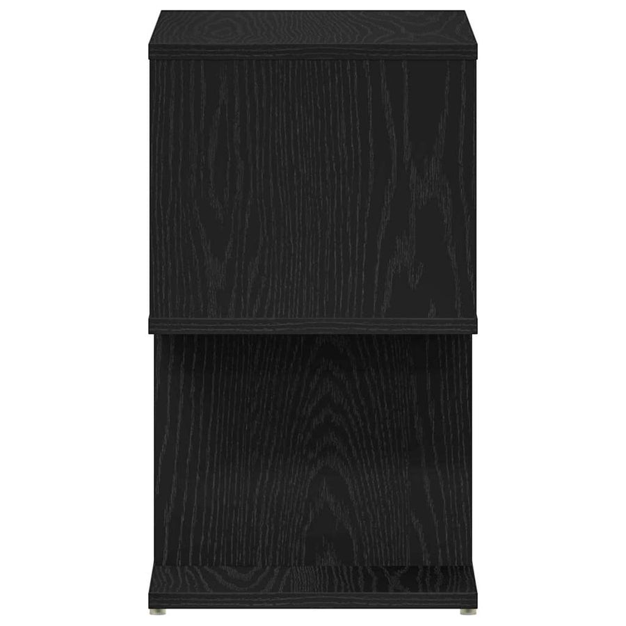 Nachtkastje 2 pcs Zwart Eiken 50 x 30 x 51,5 cm Bewerkt hout