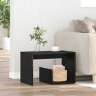 Side table Black Oak 59 x 36 x 38 cm Engineered wood