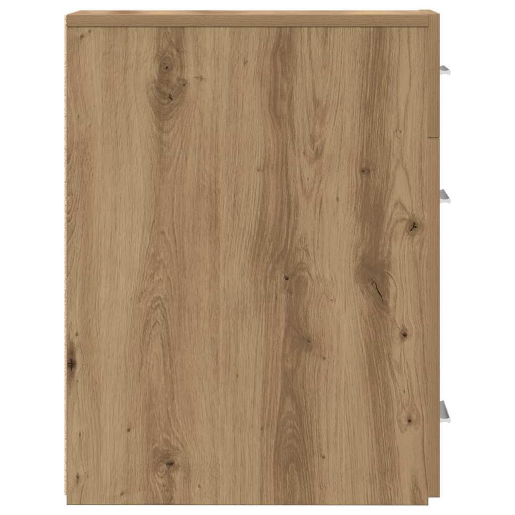 Apothekerskast artisanaal eikenkleurig 20 x 45.5 x 60 cm