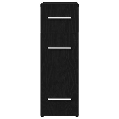 Apothekerskast Zwart eiken 20 x 45.5 x 60 cm Bewerkt hout