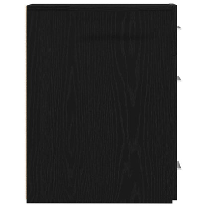 Apothekerskast Zwart eiken 20 x 45.5 x 60 cm Bewerkt hout