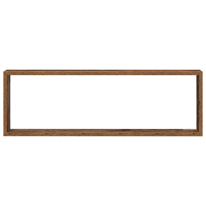 Wandplanken 4 Stuks 80X15X26 Cm Bewerkt Hout Oud hout