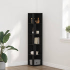 Corner Shelves Black Oak 33 x 33 x 164.5 cm Engineered wood