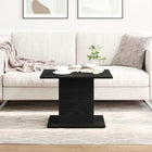 Coffee Table Black Oak 55.5 x 55.5 x 40 cm Engineered Wood