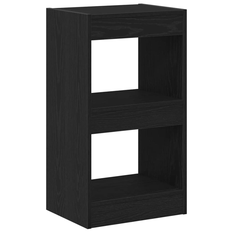 Boekenkast Zwart Eiken 40 x 30 x 71,5 cm Bewerkt hout