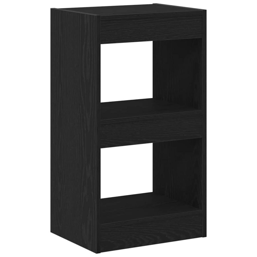 Boekenkast Zwart Eiken 40 x 30 x 71,5 cm Bewerkt hout
