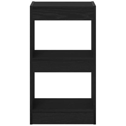 Boekenkast Zwart Eiken 40 x 30 x 71,5 cm Bewerkt hout