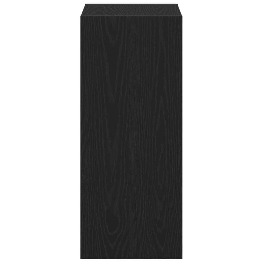 Boekenkast Zwart Eiken 40 x 30 x 71,5 cm Bewerkt hout