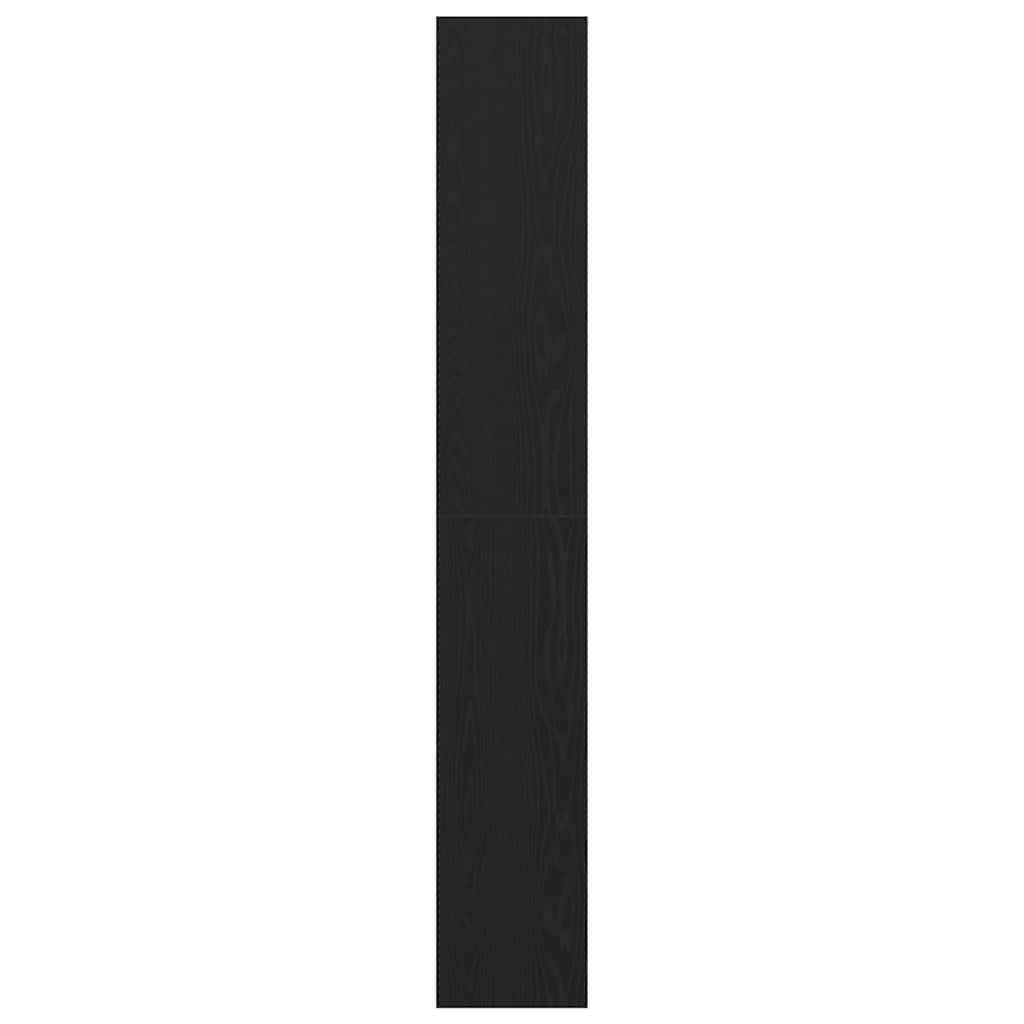 Boekenkast Zwart eiken 40 x 30 x 198 cm Bewerkt hout