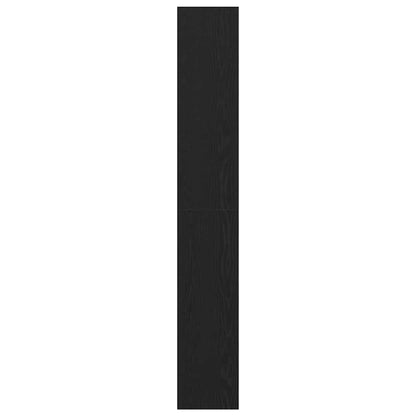Boekenkast Zwart eiken 40 x 30 x 198 cm Bewerkt hout