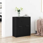 Sideboard Black Oak 60 x 30 x 70 cm Engineered Wood