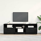 Tv-kast zwart eiken 150x33,5x45 cm