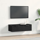 Wall cabinet with drawer Black Oak 68 x 30 x 20 cm Engineered wood