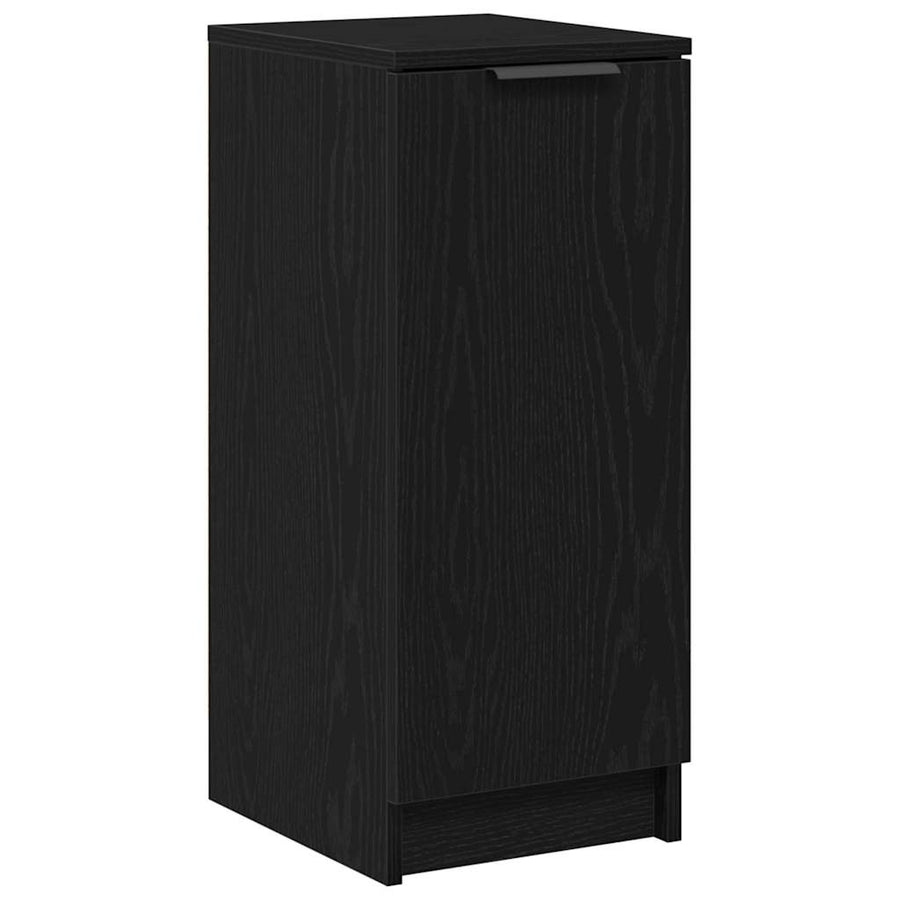 Schoenenkast Zwart Eiken 29,5 x 35 x 70 cm Bewerkt hout