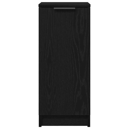 Schoenenkast Zwart Eiken 29,5 x 35 x 70 cm Bewerkt hout