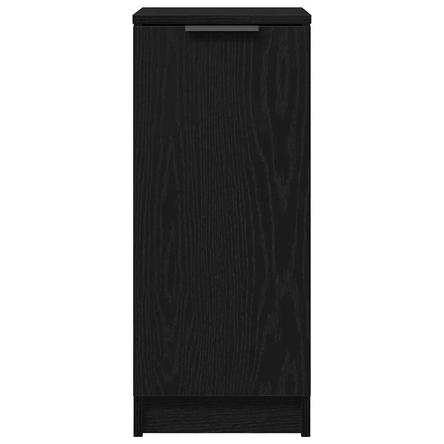 Schoenenkast Zwart Eiken 29,5 x 35 x 70 cm Bewerkt hout