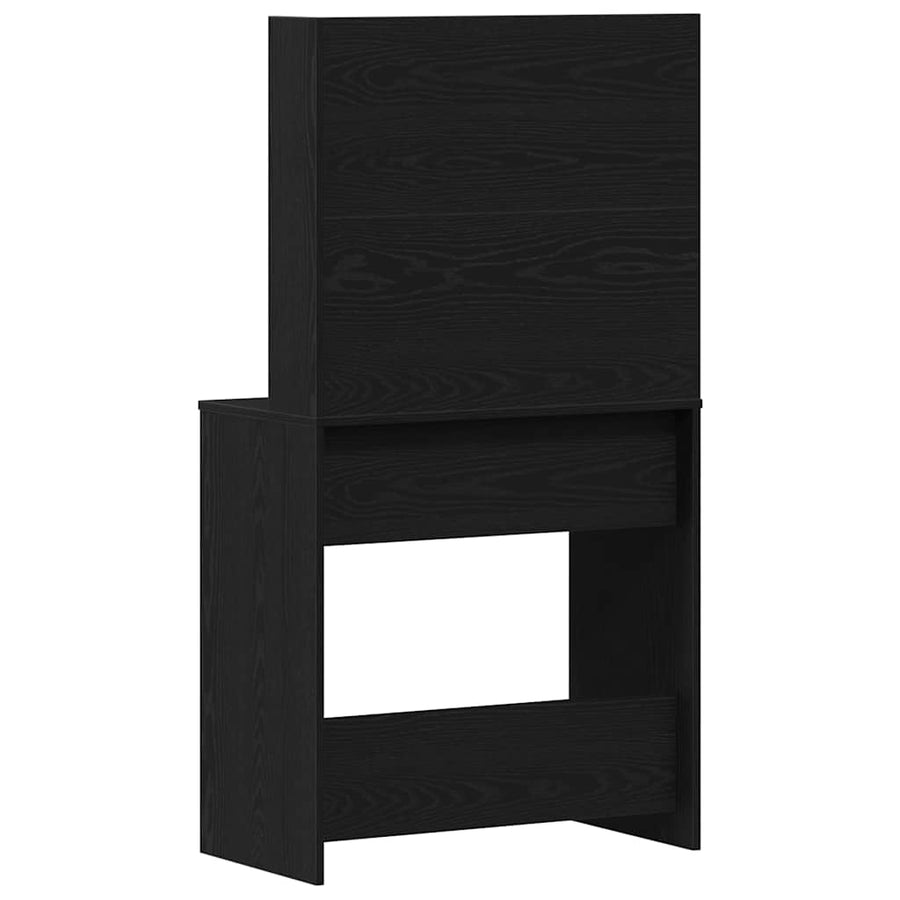 Plafondtafel Zwart Eiken 74,5 x 40 x 141 cm Bewerkt hout