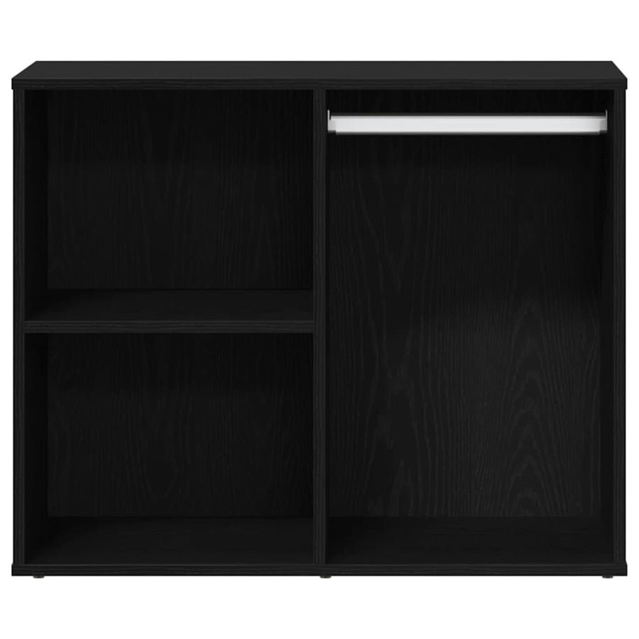 Cosmetiek kast Zwart Eiken 80 x 40 x 65 cm Bewerkt hout