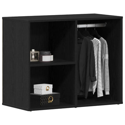 Cosmetiek kast Zwart Eiken 80 x 40 x 65 cm Bewerkt hout