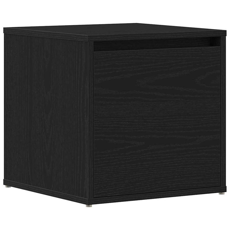 Ladekast met lade Zwart Eiken 40,5 x 40 x 40 cm Bewerkt hout