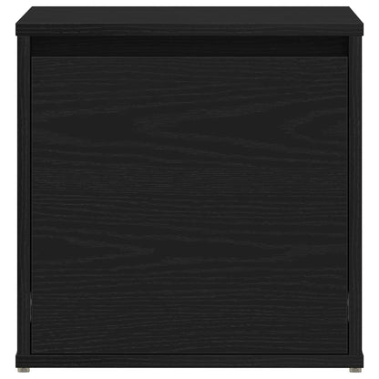 Ladekast met lade Zwart Eiken 40,5 x 40 x 40 cm Bewerkt hout