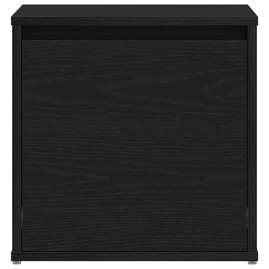 Ladekast met lade Zwart Eiken 40,5 x 40 x 40 cm Bewerkt hout