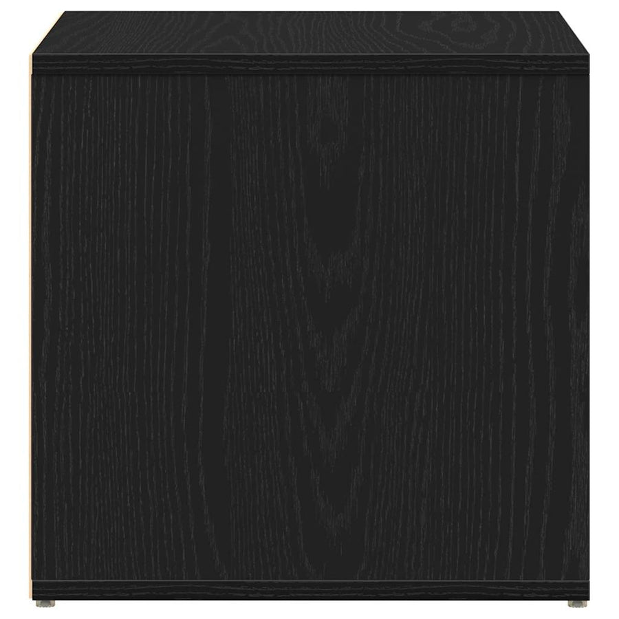 Ladekast met lade Zwart Eiken 40,5 x 40 x 40 cm Bewerkt hout