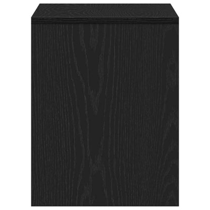Kleedkamer Kruk Zwart eiken 70 x 35 x 45 cm Bewerkt hout