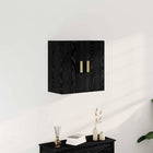 Wall Cabinet Black Oak 60 x 30 x 60 cm Engineered wood