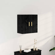 Wandkast 60x30x60 cm zwart eiken bewerkt hout