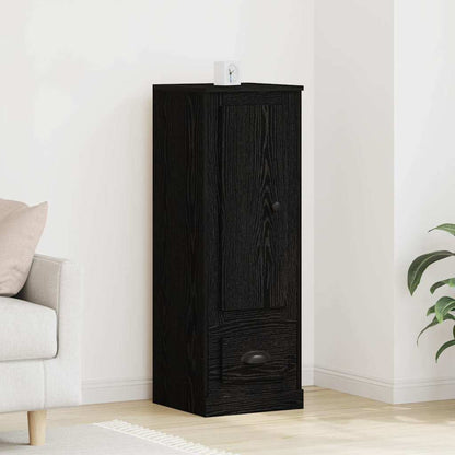 Highboard Zwart Eiken 36 x 35.5 x 103.5 cm Bewerkt hout