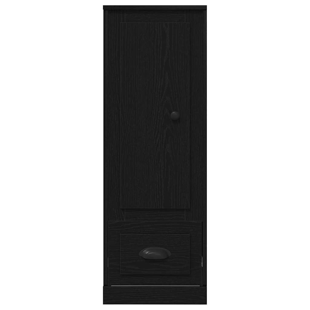 Highboard Zwart Eiken 36 x 35.5 x 103.5 cm Bewerkt hout