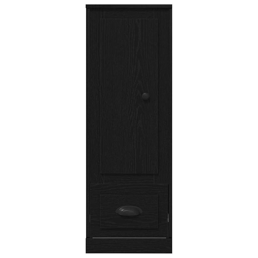 Highboard Zwart Eiken 36 x 35.5 x 103.5 cm Bewerkt hout