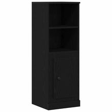 Highboard Zwart Eiken 36 x 35,5 x 103,5 cm Bewerkt hout