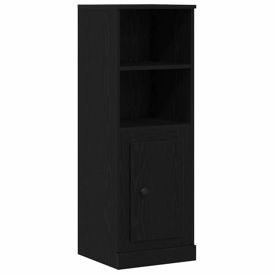 Highboard Zwart Eiken 36 x 35,5 x 103,5 cm Bewerkt hout