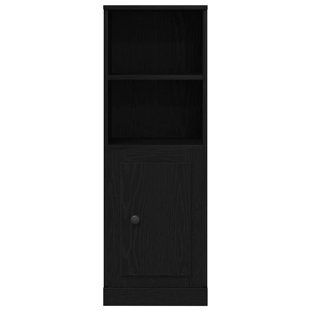 Highboard Zwart Eiken 36 x 35,5 x 103,5 cm Bewerkt hout