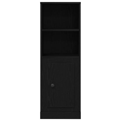 Highboard Zwart Eiken 36 x 35,5 x 103,5 cm Bewerkt hout