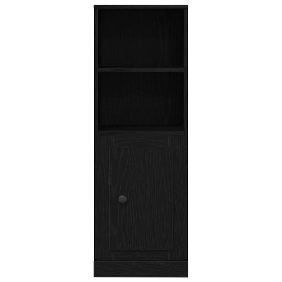 Highboard Zwart Eiken 36 x 35,5 x 103,5 cm Bewerkt hout