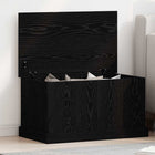 Storage box with storage Black oak 70 x 40 x 28 cm Engineered wood