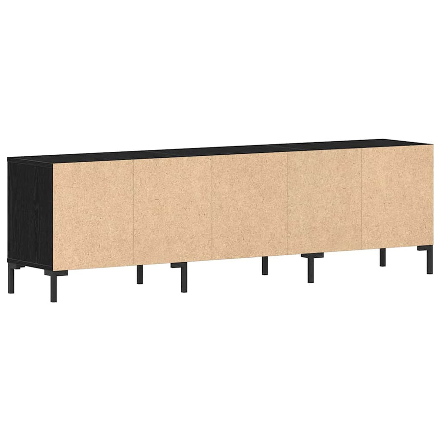 Tv-Kast Met Lade 150 X 30 X 44,5 Cm Bewerkt Hout Zwart eiken