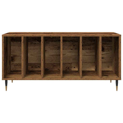Platenkast met plank Oud hout 100 x 38 x 48 cm Bewerkt hout
