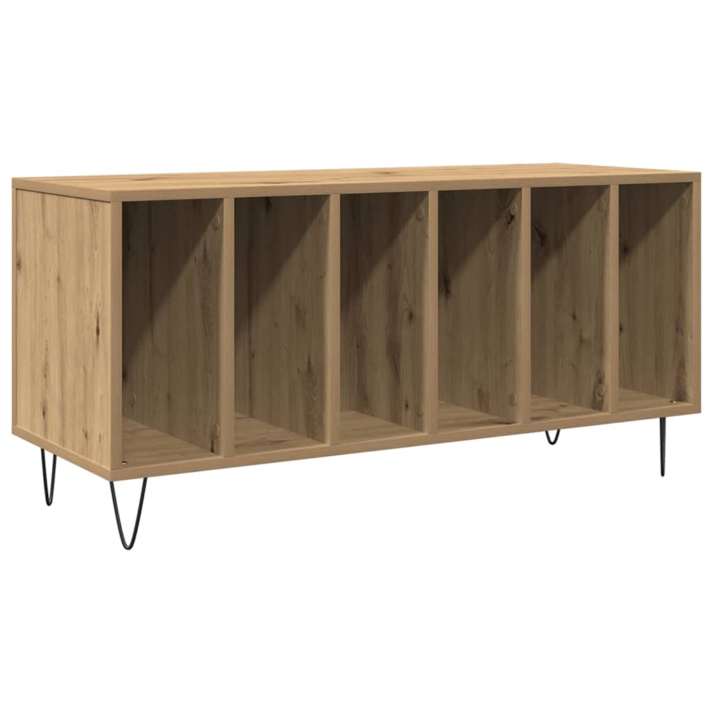 Platenkast met plank Oud hout 100 x 38 x 48 cm Bewerkt hout